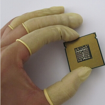 黄色防静电手指套